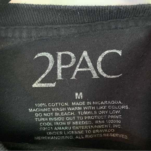 Tupac Graphic Men’s Tee, size M - Picture 4 of 5